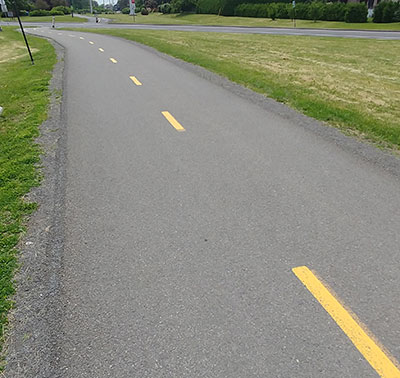 asphalte piste cyclable Boisbriand