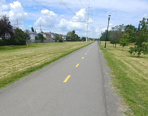 asphalte piste cyclable Drummondville
