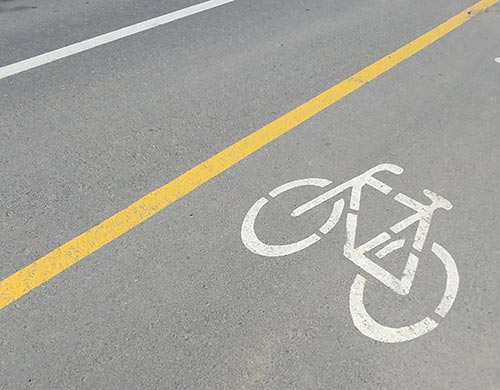 asphalte piste cyclable Joliette