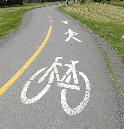 asphalte piste cyclable Laval