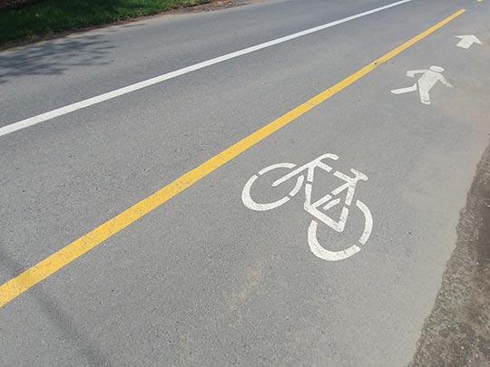 asphalte piste cyclable Mascouche
