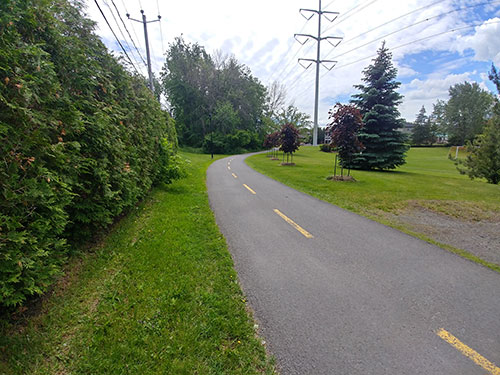 asphalte piste cyclable Pointe-Claire
