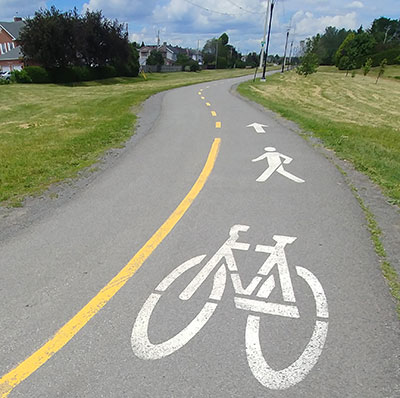 asphalte piste cyclable Repentigny