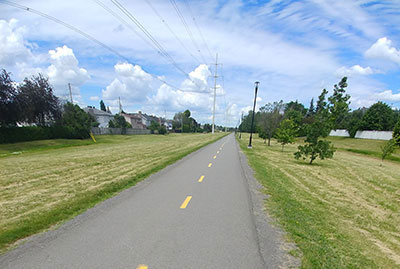 asphalte piste cyclable Saint-Bruno