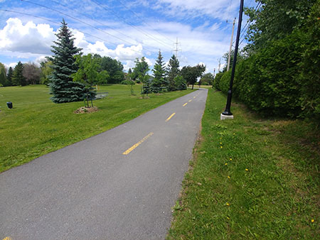 asphalte piste cyclable Saint-Constant