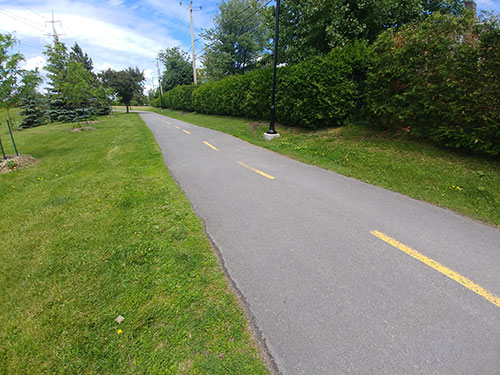 asphalte piste cyclable Saint-Hubert