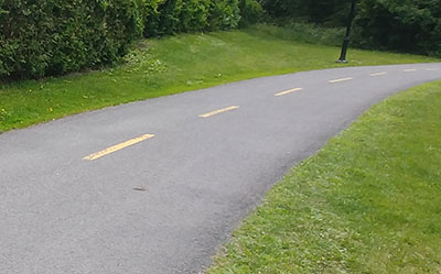 asphalte piste cyclable Saint-Sauveur