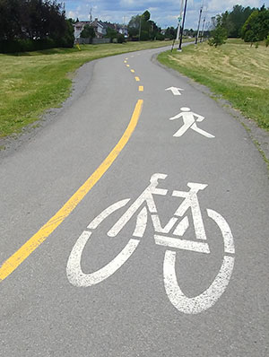 asphalte piste cyclable Sherbrooke