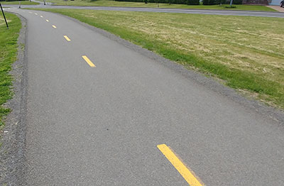 asphalte piste cyclable Trois-Rivières