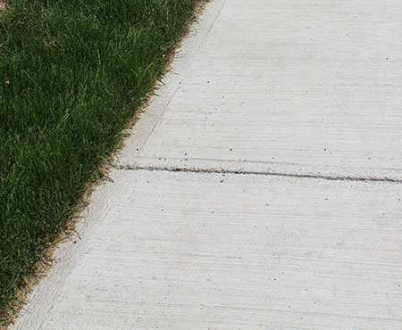 bordure et trottoir Delson