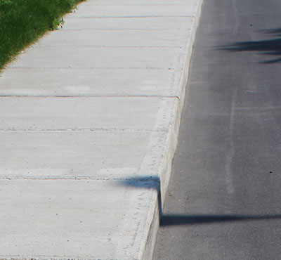 bordure et trottoir Pointe-Claire