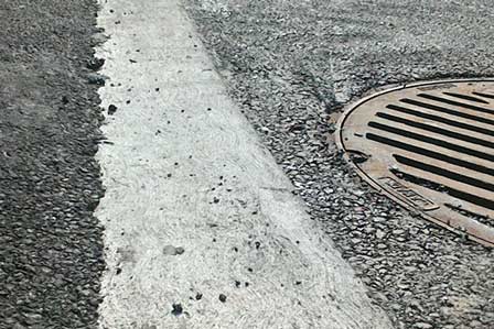 bordure et trottoir Westmount