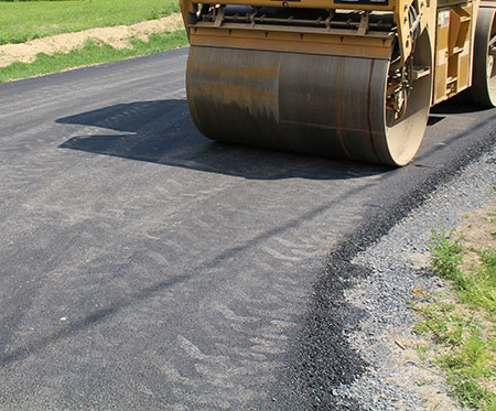 Pavage et construction de rue Boucherville