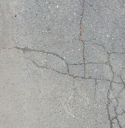Fissure ASPHALTE Kirkland