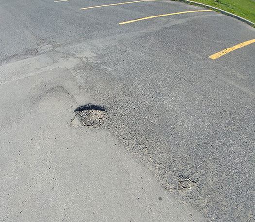 Réparation nids de poule et fissures Villeray